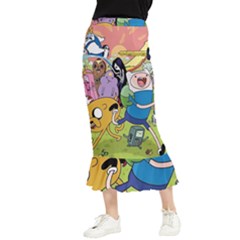 Adventure Time Finn  Jake Maxi Fishtail Chiffon Skirt by Bedest