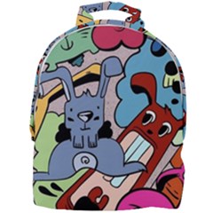 Graffiti Monster Street Theme Mini Full Print Backpack by Bedest