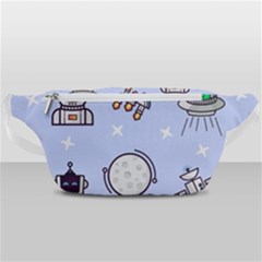 Seamless Pattern With Space Theme Waist Bag  by Hannah976