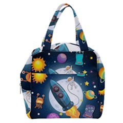 Spaceship Astronaut Space Boxy Hand Bag by Hannah976