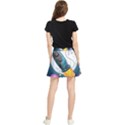 Spaceship Astronaut Space Waistband Skirt View2