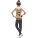 Egypt Horizontal Illustration Kids  Sleeveless Hoodie View2