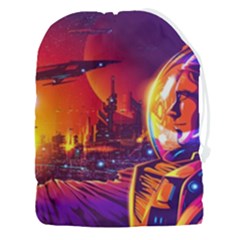 Far Future Human Colonization Drawstring Pouch (3xl) by Hannah976