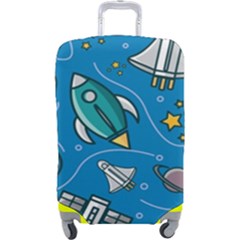 About Space Seamless Pattern Luggage Cover (large) by Hannah976