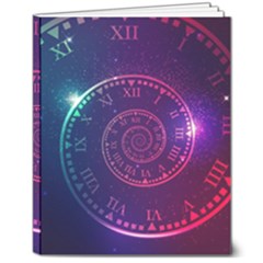 Time Machine 8  X 10  Softcover Notebook by Hannah976