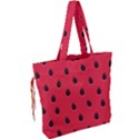 Seamless Watermelon Surface Texture Drawstring Tote Bag View2