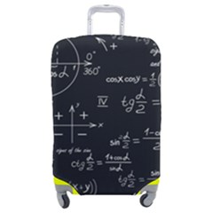 Mathematical Seamless Pattern With Geometric Shapes Formulas Luggage Cover (medium) by Hannah976