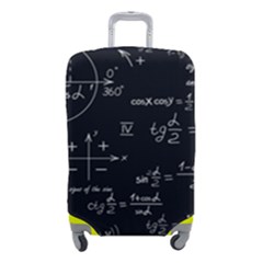 Mathematical Seamless Pattern With Geometric Shapes Formulas Luggage Cover (small) by Hannah976