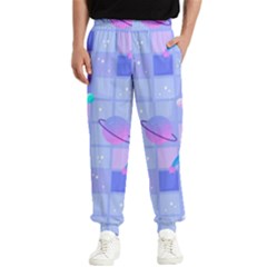 Seamless Pattern Pastel Galaxy Future Men s Elastic Waist Pants by Hannah976