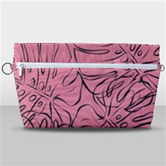 Pink Monstera Handbag Organizer by ConteMonfrey