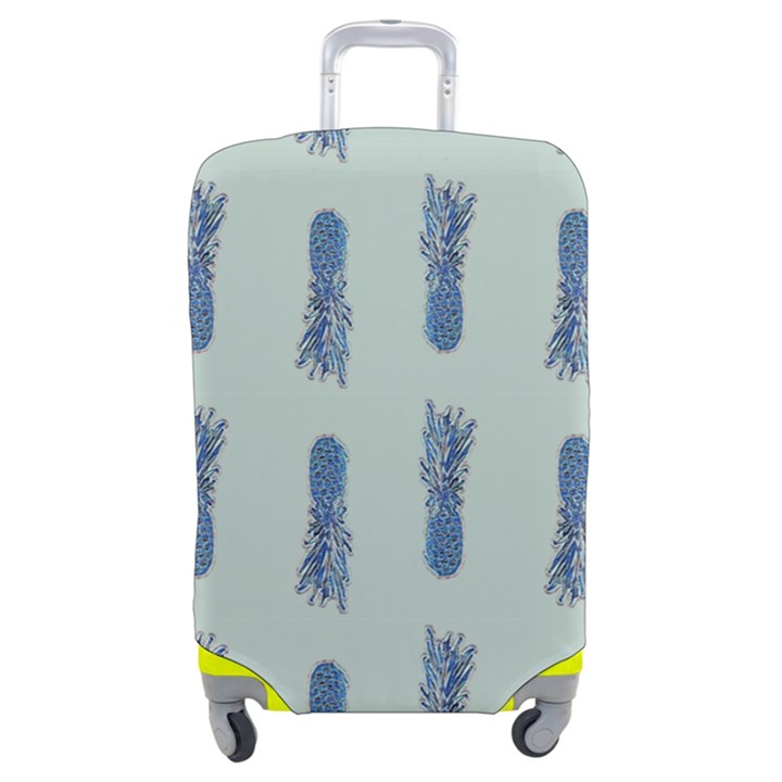 Blue King Pineapple  Luggage Cover (Medium)