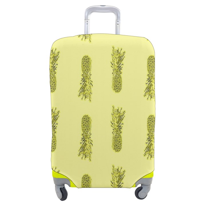 Yellow Pineapple Luggage Cover (Medium)