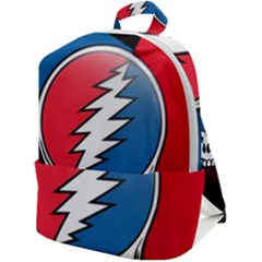 Grateful Dead Big Skull Zip Up Backpack by Bedest