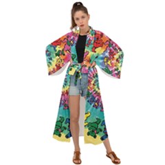 Grateful Dead Artsy Maxi Kimono by Bedest