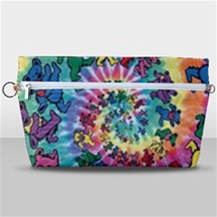 Grateful Dead Bears Tie Dye Vibrant Spiral Handbag Organizer by Bedest