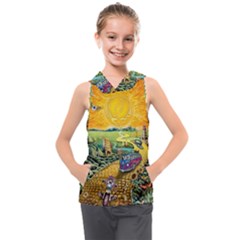 Grateful Dead Golden Road Kids  Sleeveless Hoodie by Bedest