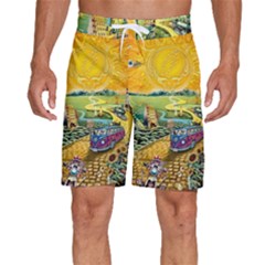 Grateful Dead Golden Road Men s Beach Shorts by Bedest