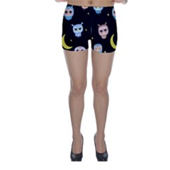 Cute Art Print Pattern Skinny Shorts by Apen