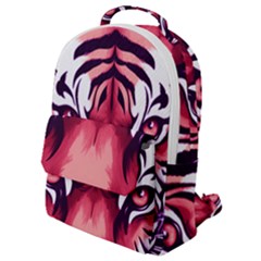 Tiger Design Flap Pocket Backpack (small) by TShirt44