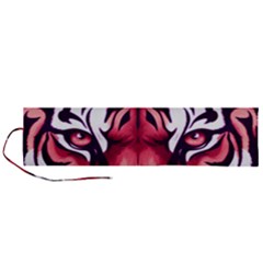 Tiger Design Roll Up Canvas Pencil Holder (l) by TShirt44