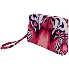 Tiger Design Wristlet Pouch Bag (small) by TShirt44