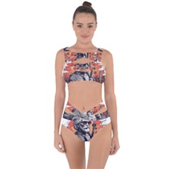 Ai Generator T Hirt Design Bandaged Up Bikini Set  by Shahriya