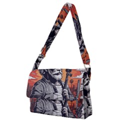 Ai Generator T Hirt Design Full Print Messenger Bag (l) by Shahriya