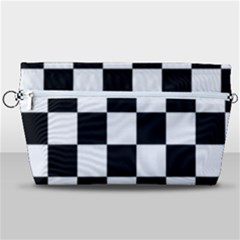 Chess Board Background Design Handbag Organizer by Apen