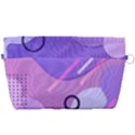 Hand Drawn Abstract Organic Shapes Background Handbag Organizer View2