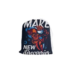 Make Devil Discovery  Drawstring Pouch (small) by Saikumar