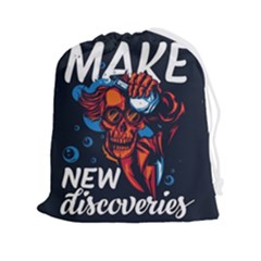 Make Devil Discovery  Drawstring Pouch (2xl) by Saikumar