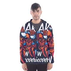 Make Devil Discovery  Men s Hooded Windbreaker by Saikumar