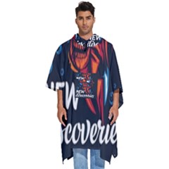 Make Devil Discovery  Men s Hooded Rain Ponchos by Saikumar