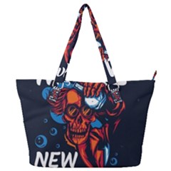 Make Devil Discovery  Full Print Shoulder Bag by Saikumar