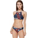 Make devil discovery  Banded Triangle Bikini Set View1