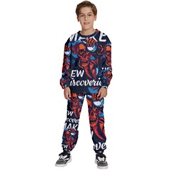 Make Devil Discovery  Kids  Sweatshirt Set by Saikumar