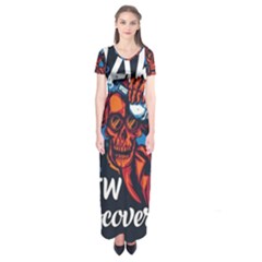 Dont Fear Short Sleeve Maxi Dress by Saikumar