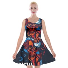 Dont Fear Velvet Skater Dress by Saikumar