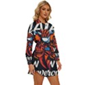 Dont fear Womens Long Sleeve Shirt Dress View3