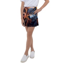 Be Dare For Everything Kids  Tennis Skirt by Saikumar