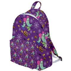 Pumpkin Ghost Skeleton Pattern The Plain Backpack by Jatiart