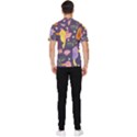 Exotic Seamless Pattern With Parrots Fruits Men s Short Sleeve Rash Guard View2