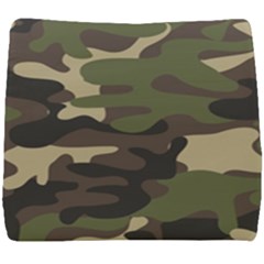 Texture Military Camouflage Repeats Seamless Army Green Hunting Seat Cushion by Ravend