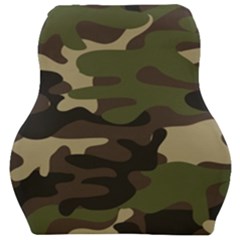 Texture Military Camouflage Repeats Seamless Army Green Hunting Car Seat Velour Cushion  by Ravend