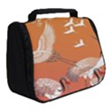 Japanese Crane Painting Of Birds Full Print Travel Pouch (Small) View2