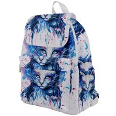 Cat Top Flap Backpack by saad11