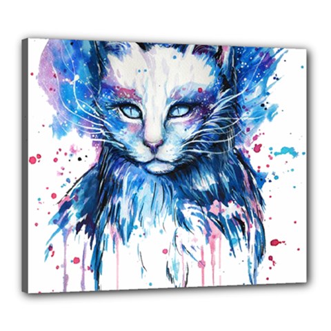 Cat Canvas 24  X 20  (stretched) by saad11