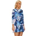 Cat Long Sleeve Babydoll Dress View3