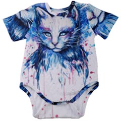 Cat Baby Short Sleeve Bodysuit by saad11