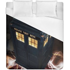 Tardis Bbc Doctor Who Dr Who Duvet Cover (california King Size) by Cendanart